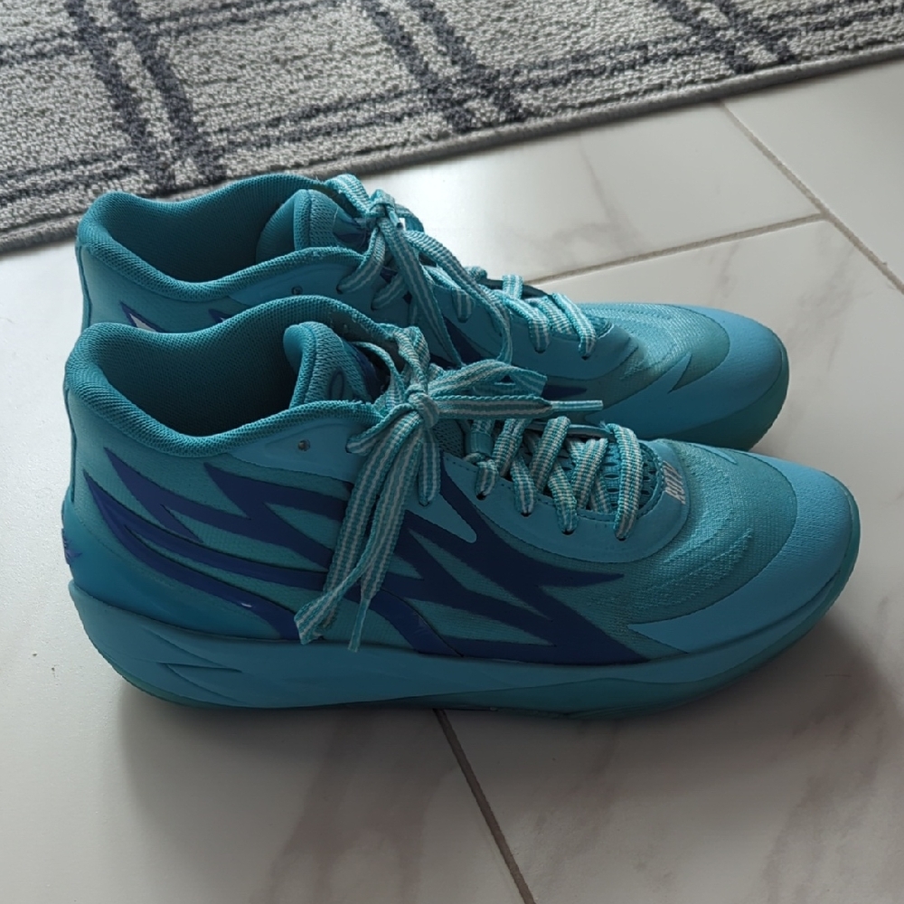Puma Blue Athletic Shoes